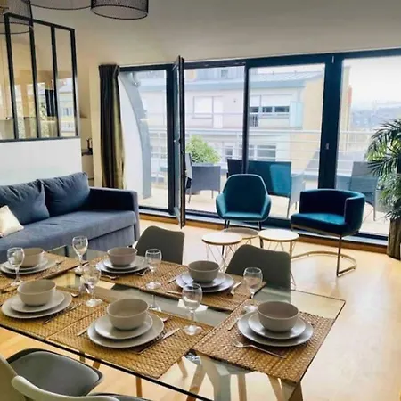 Penthouse 2 Bedrooms In Center Witth Terrace & Parking- 51 Appartement