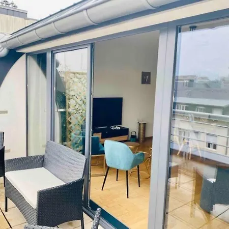 Penthouse 2 Bedrooms In Center Witth Terrace & Parking- 51 Luxembourg
